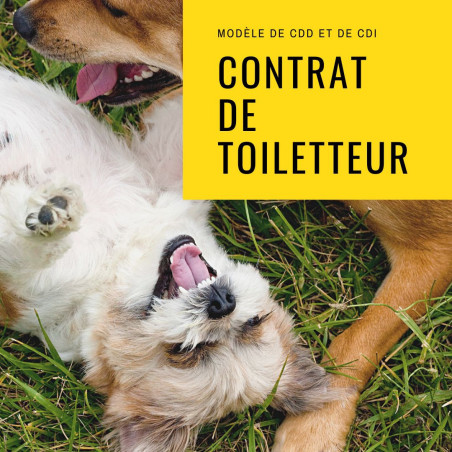 Contrat de Toiletteur